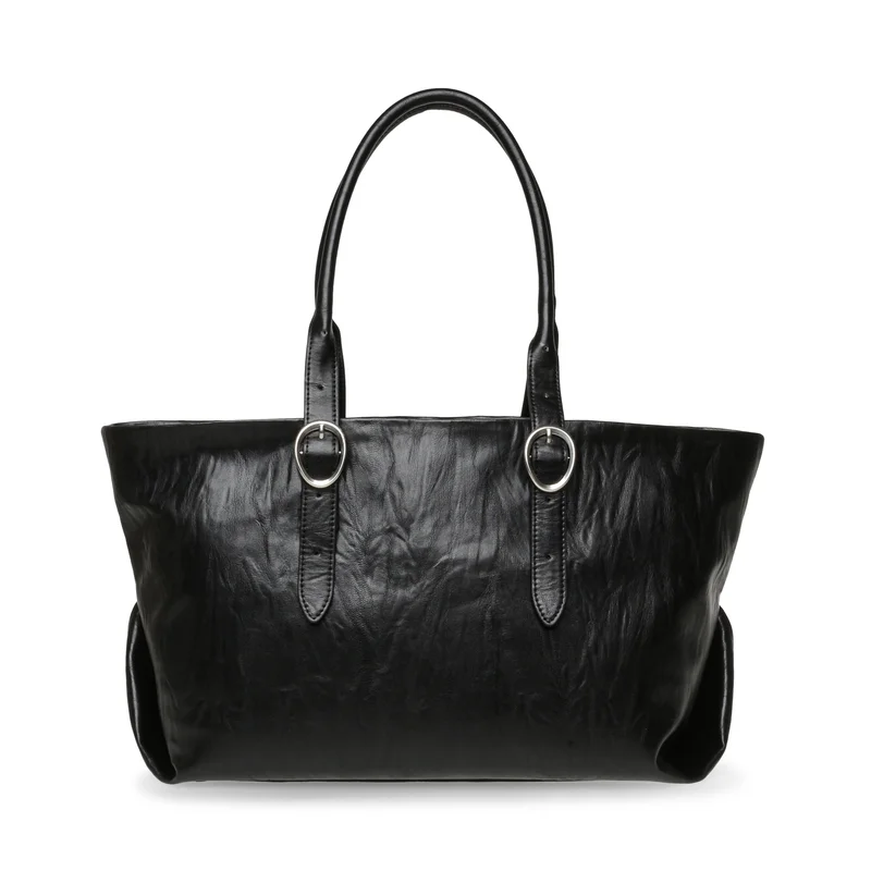 Steve madden harleen women's black/gold tote bag